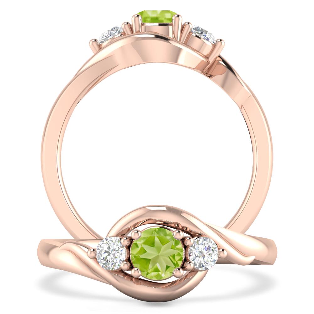 Rose Gold - Peridot