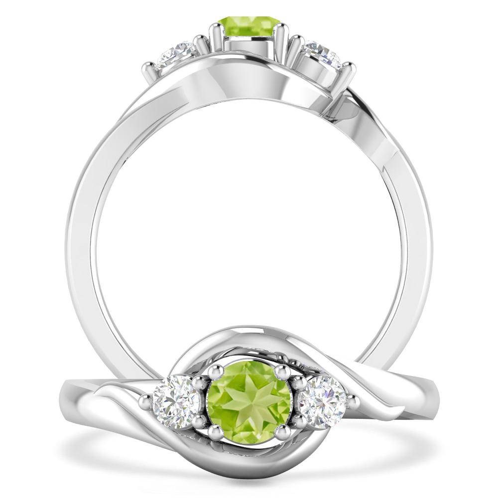 White Gold - Peridot