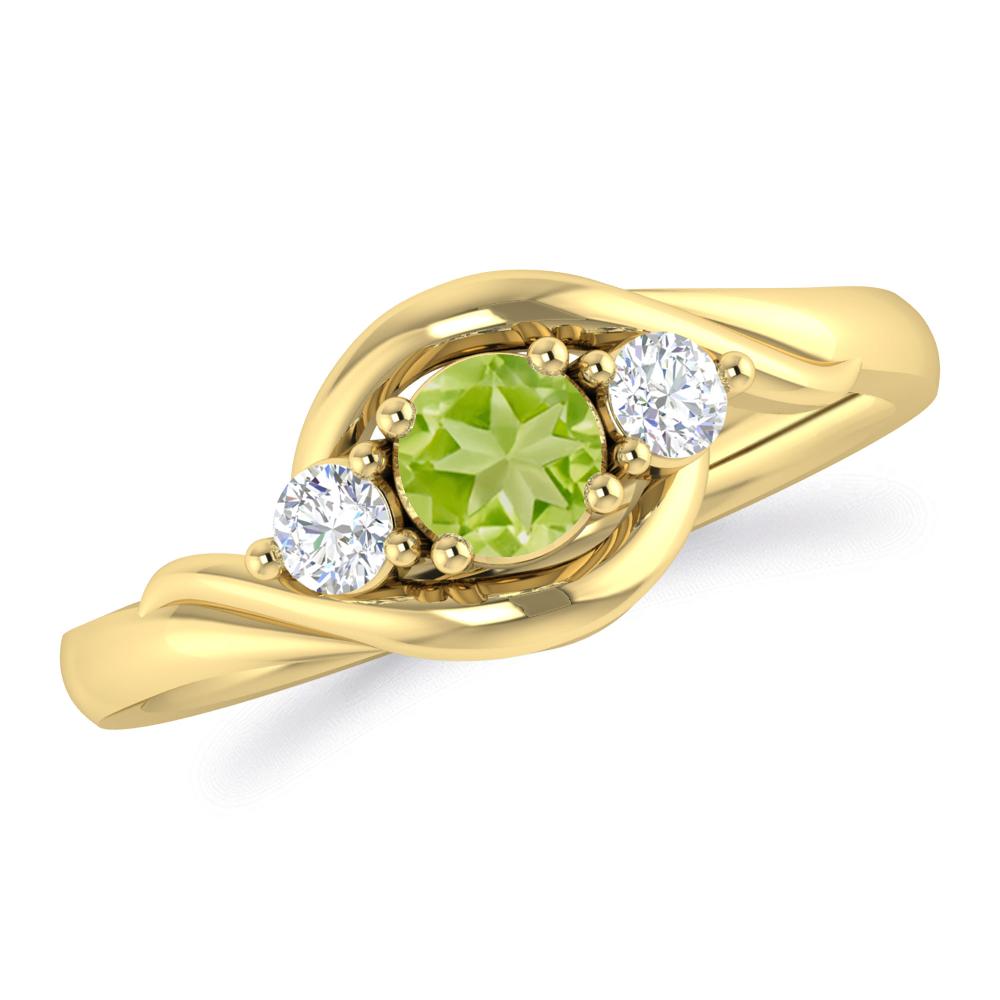 Yellow Gold - Peridot