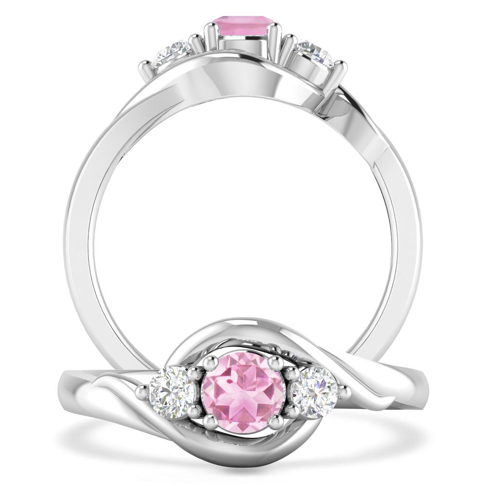 White Gold - Pink Tourmaline