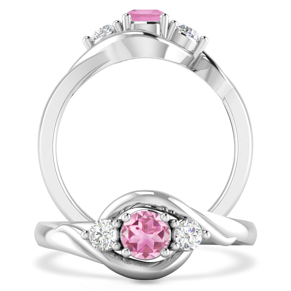 White Gold - Pink Tourmaline
