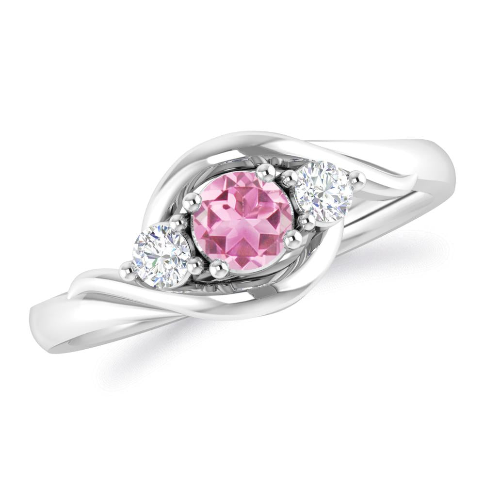 White Gold - Pink Tourmaline