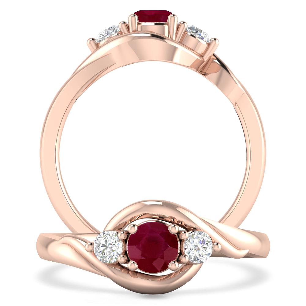 Rose Gold - Ruby