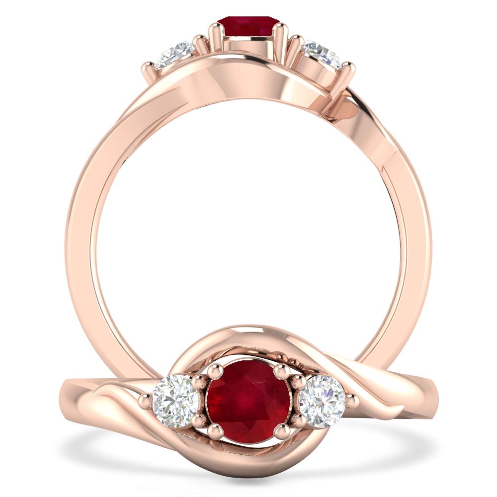 Rose Gold - Ruby