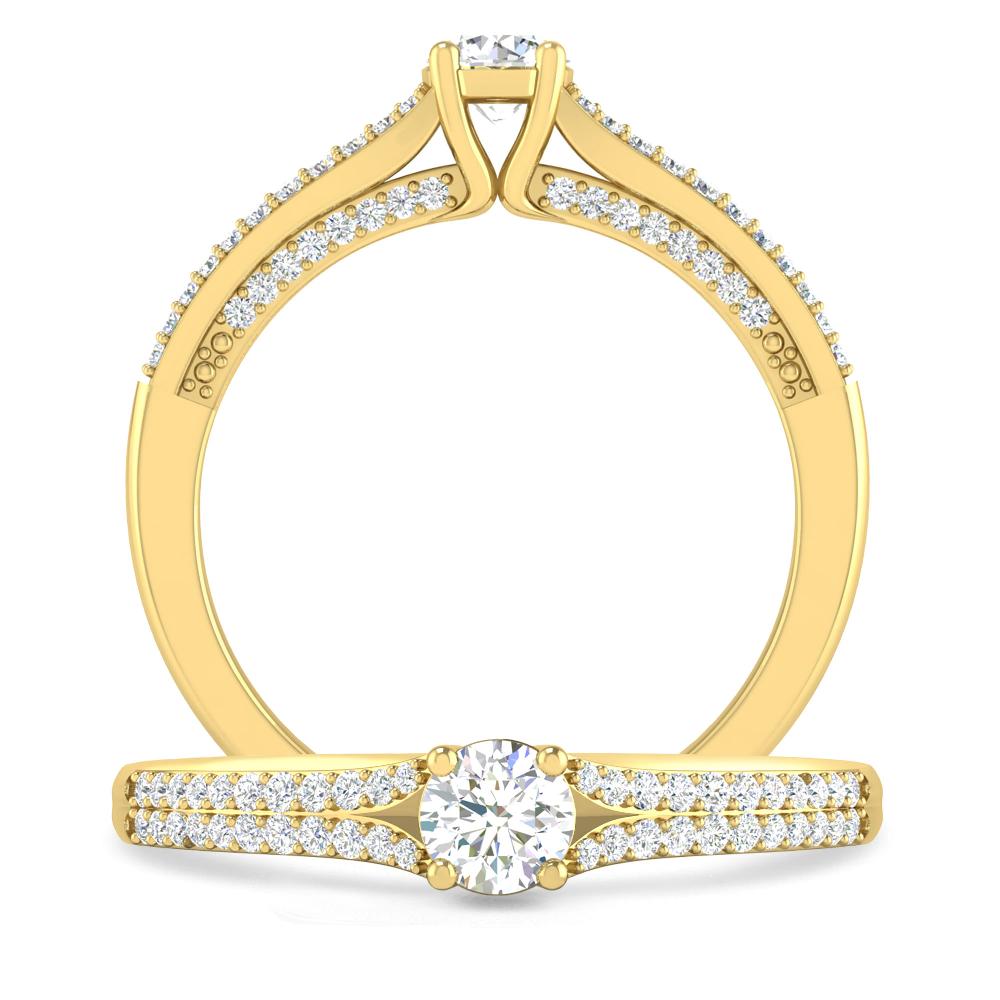 Yellow Gold - Diamond