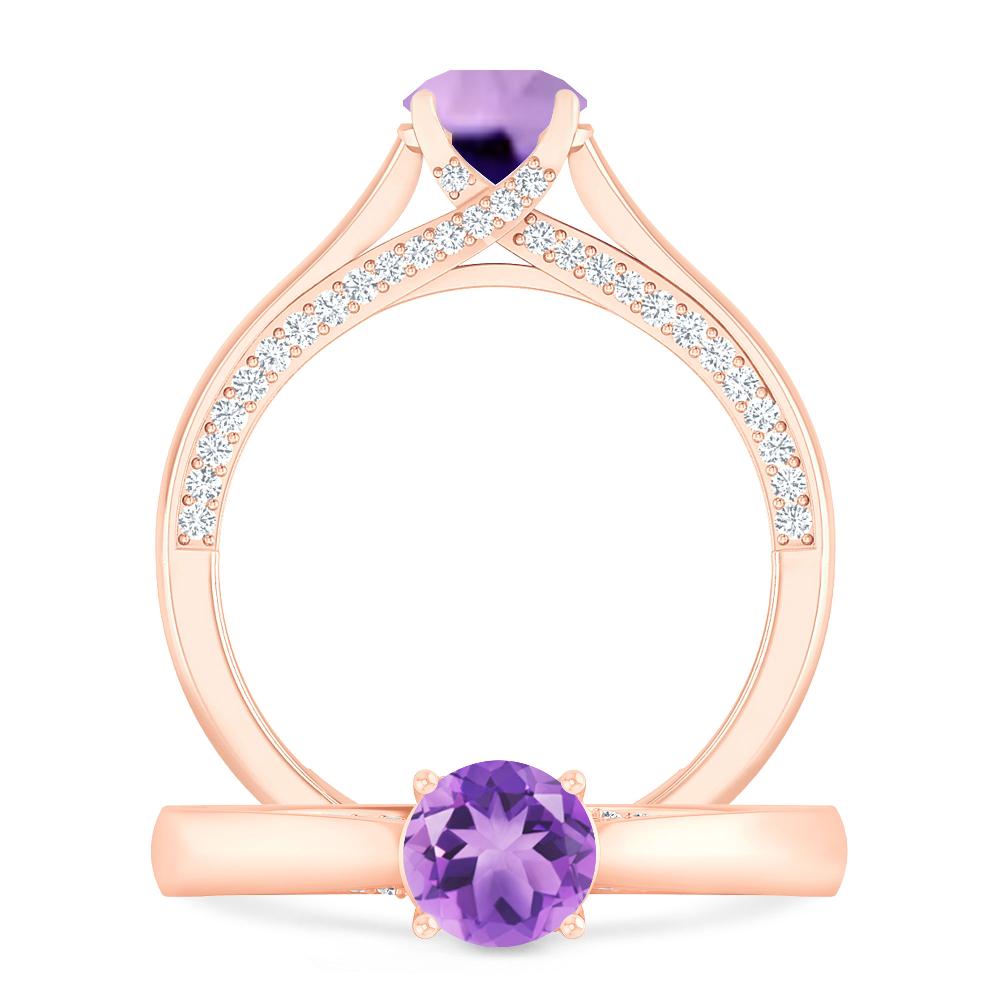 Rose Gold - Amethyst