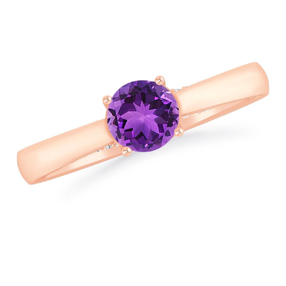 Rose Gold - Amethyst