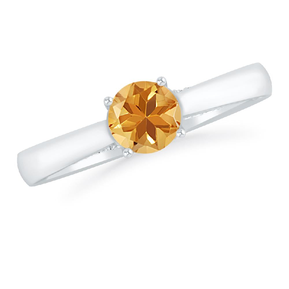 White Gold - Citrine