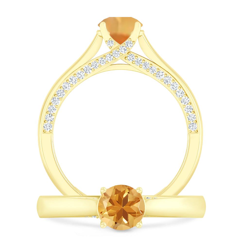 Yellow Gold - Citrine