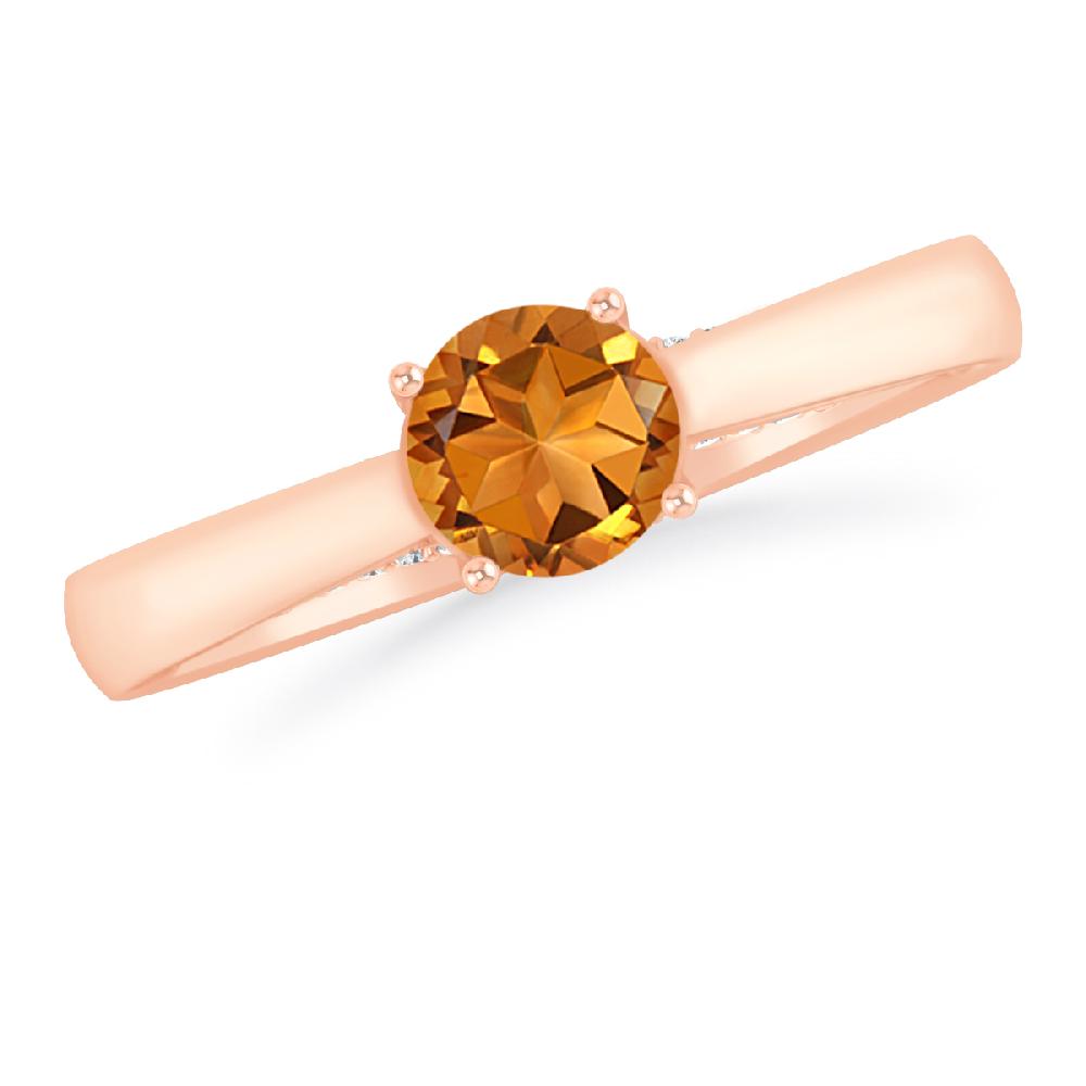 Rose Gold - Citrine