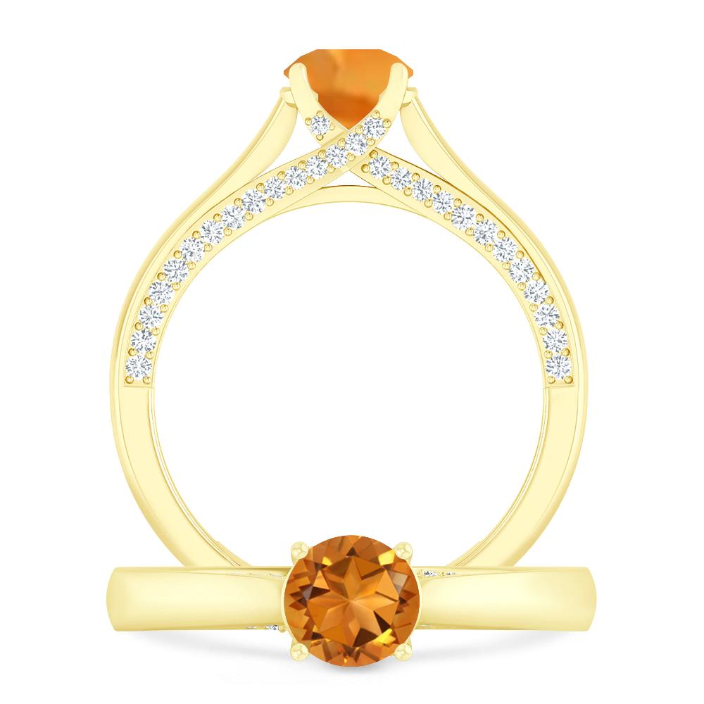 Yellow Gold - Citrine