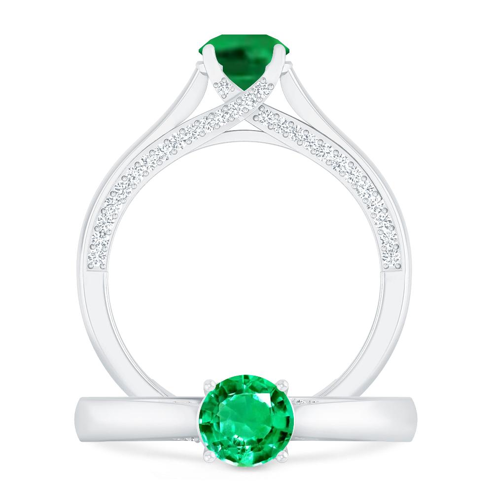 White Gold - Emerald