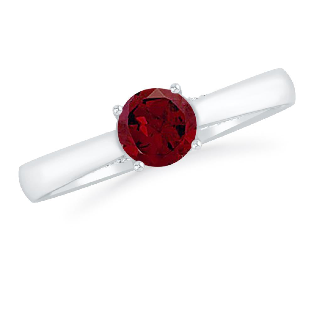 White Gold - Garnet