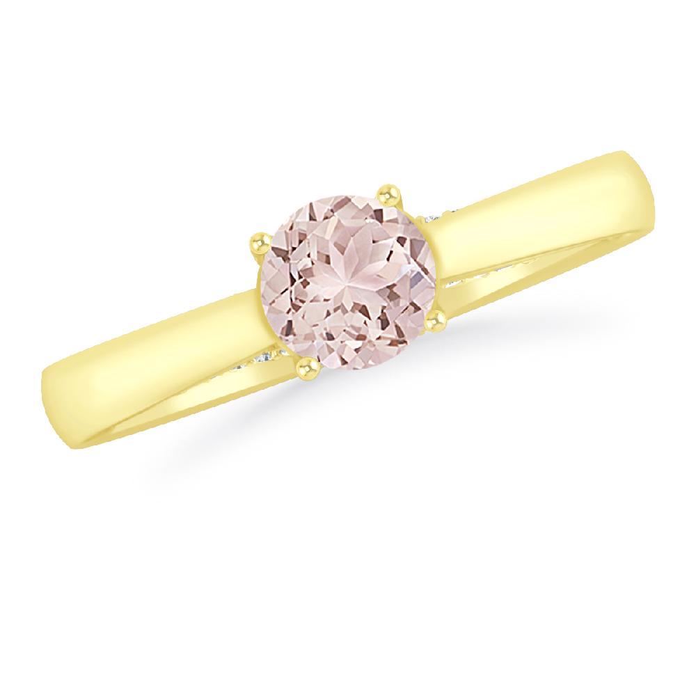 Yellow Gold - Morganite