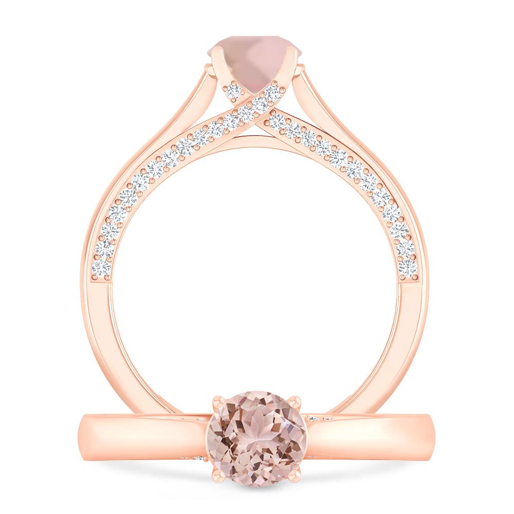 Rose Gold - Morganite