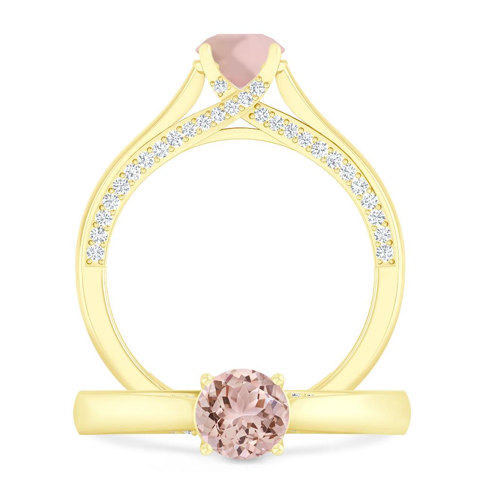 Yellow Gold - Morganite