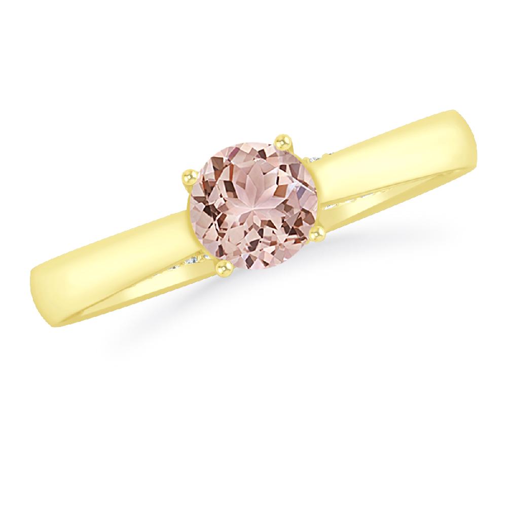 Yellow Gold - Morganite