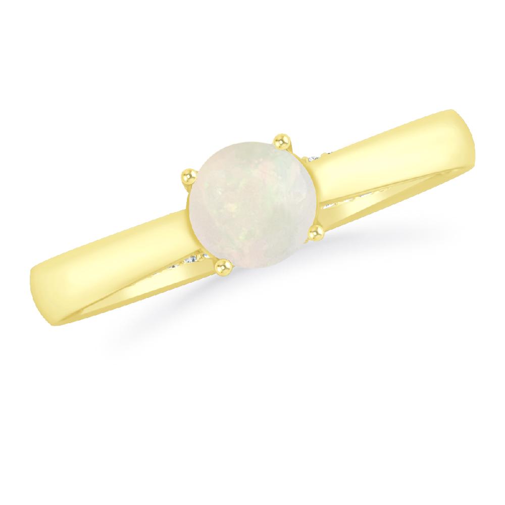 Yellow Gold - Opal