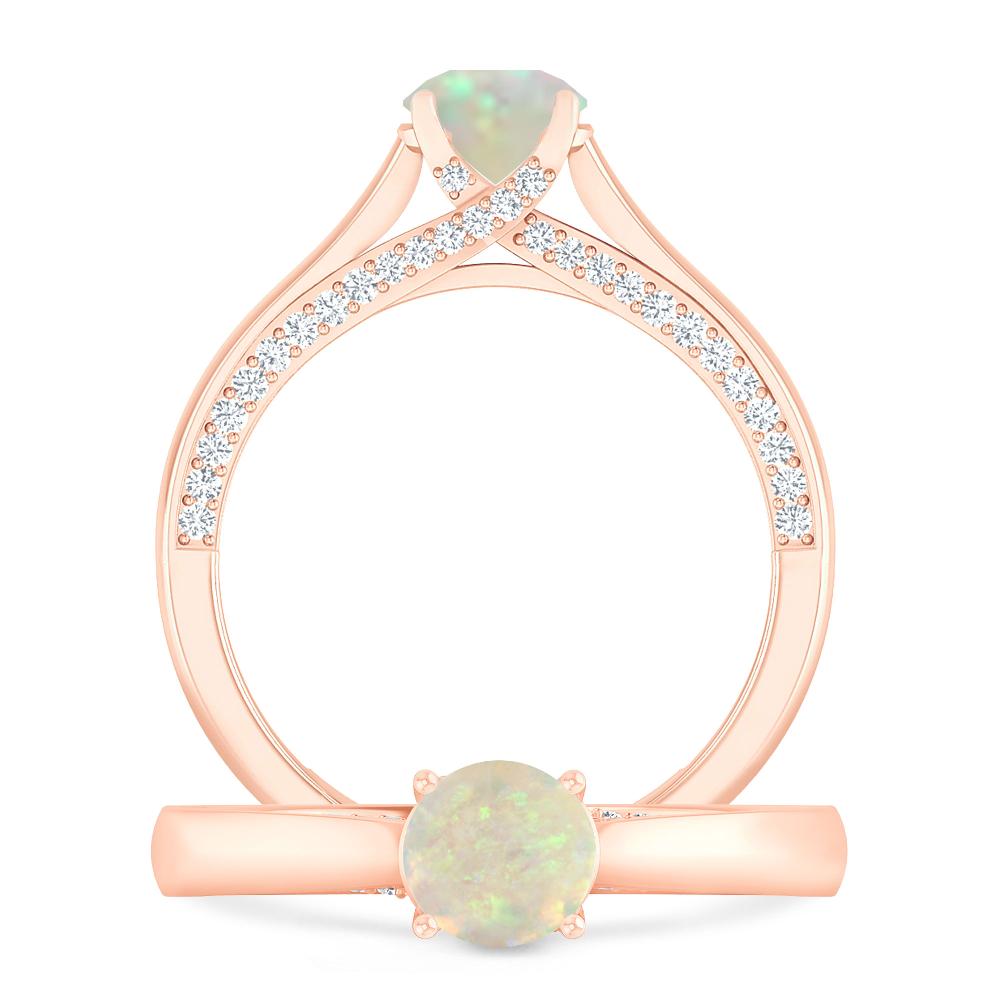 Rose Gold - Opal