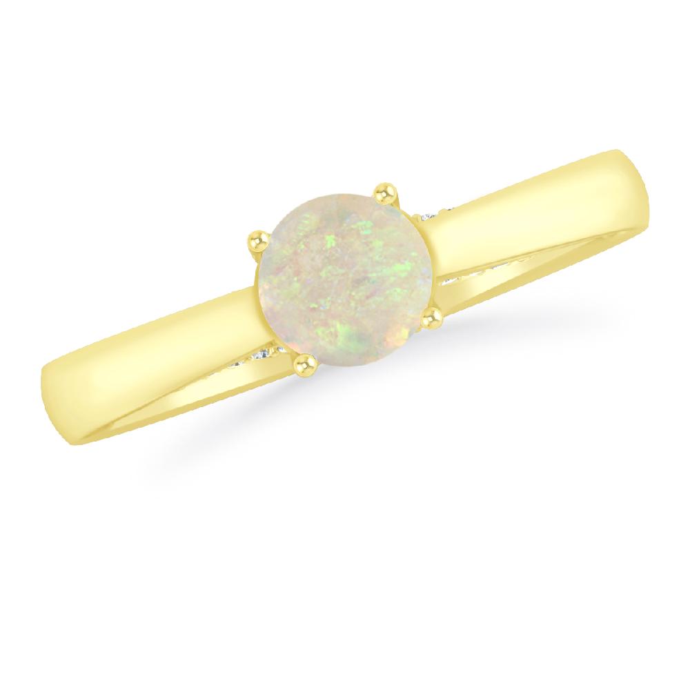 Yellow Gold - Opal