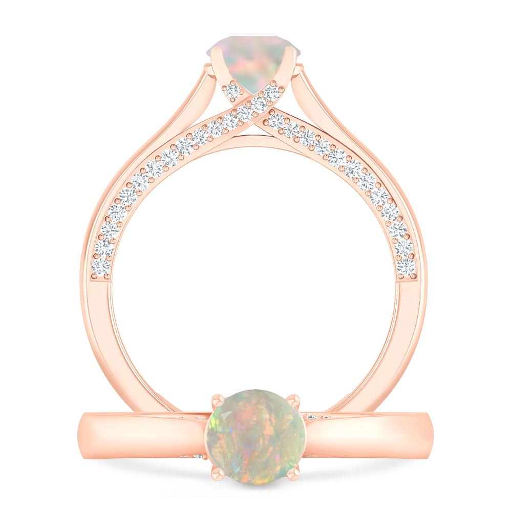 Rose Gold - Opal