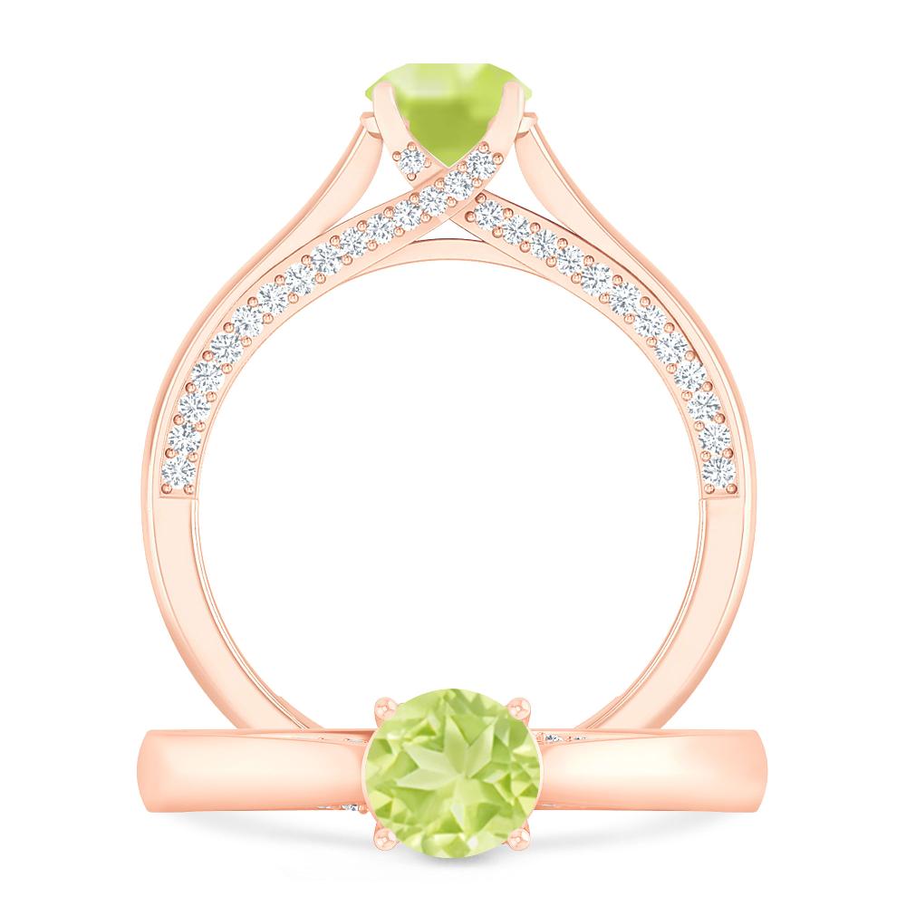 Rose Gold - Peridot