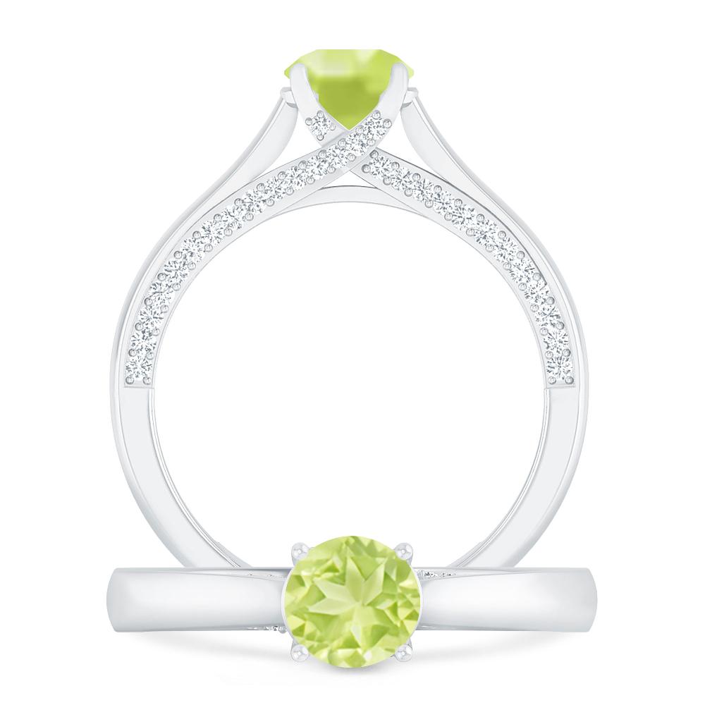 White Gold - Peridot