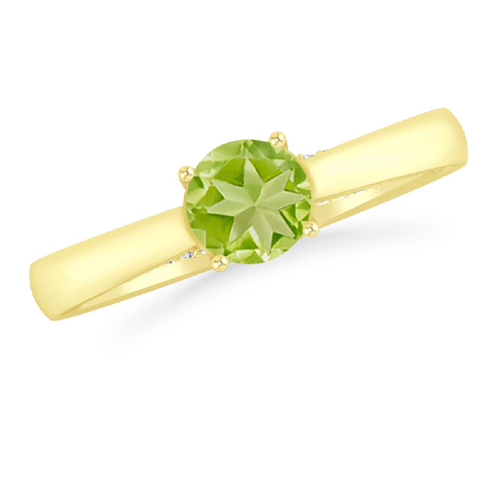 Yellow Gold - Peridot