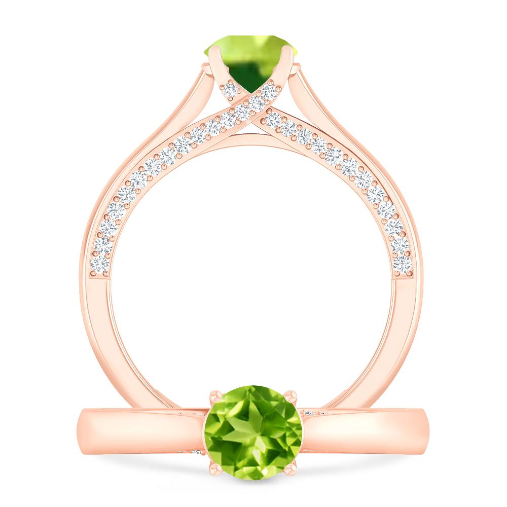 Rose Gold - Peridot