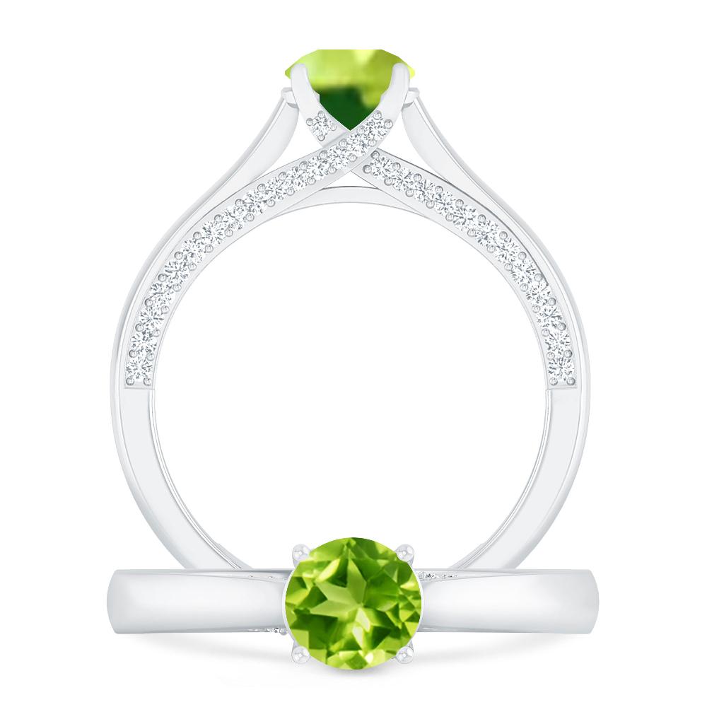 White Gold - Peridot