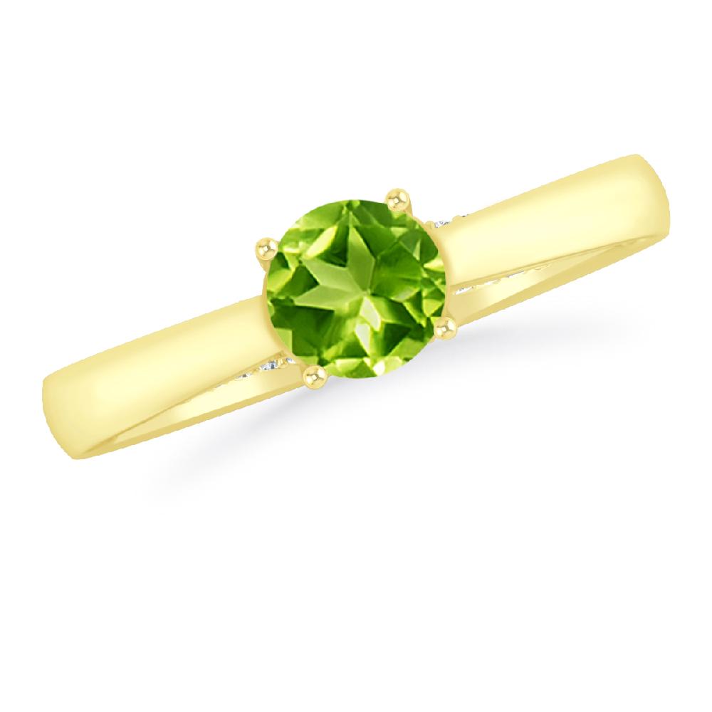 Yellow Gold - Peridot