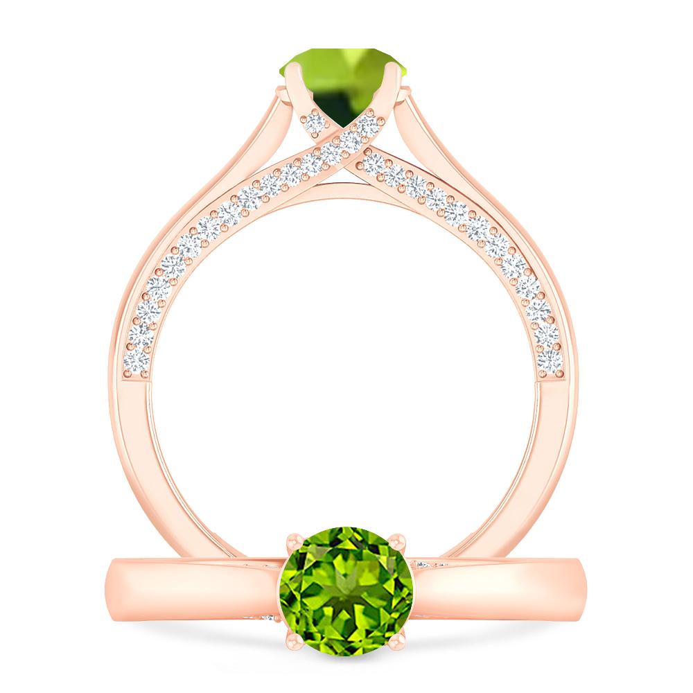 Rose Gold - Peridot