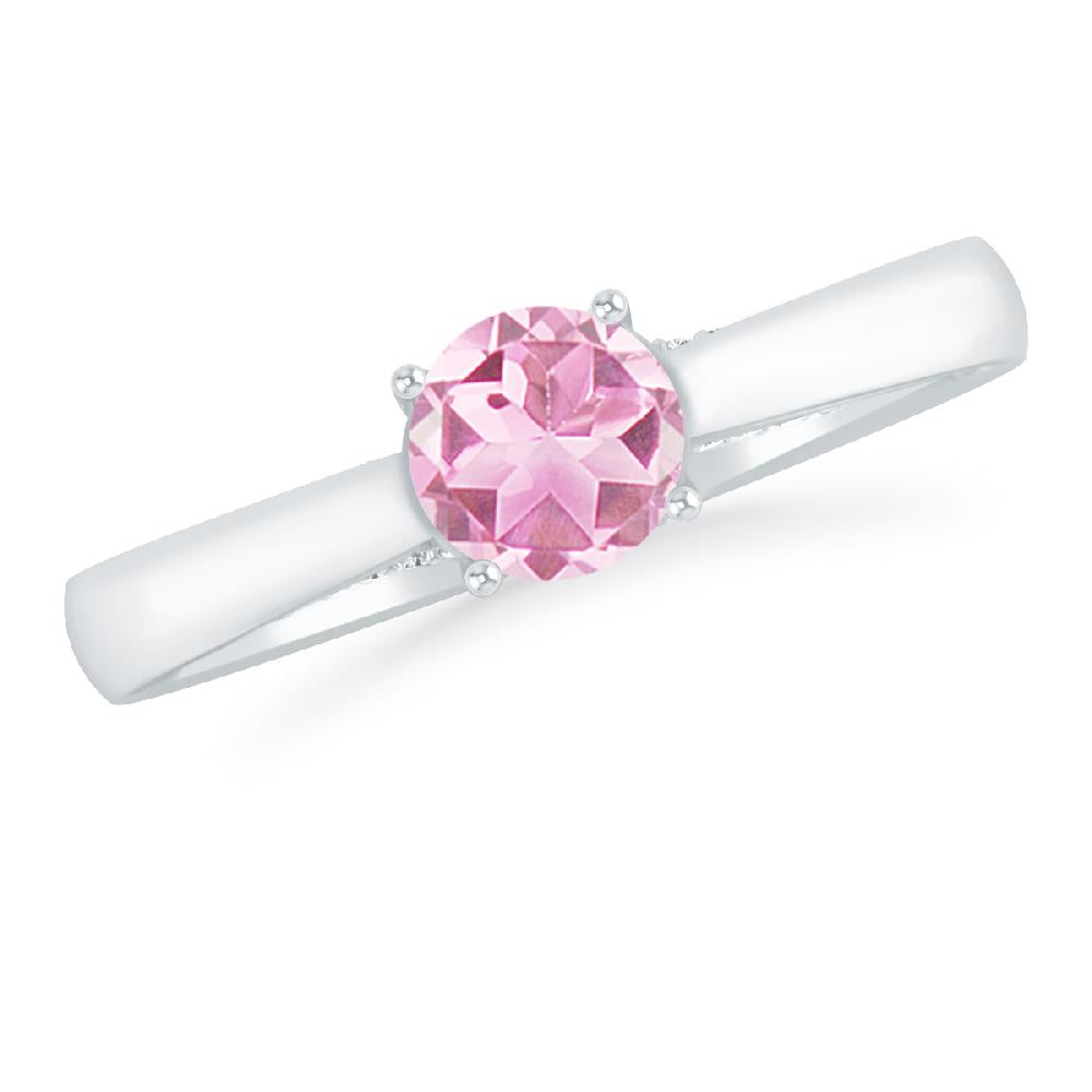 White Gold - Pink Tourmaline