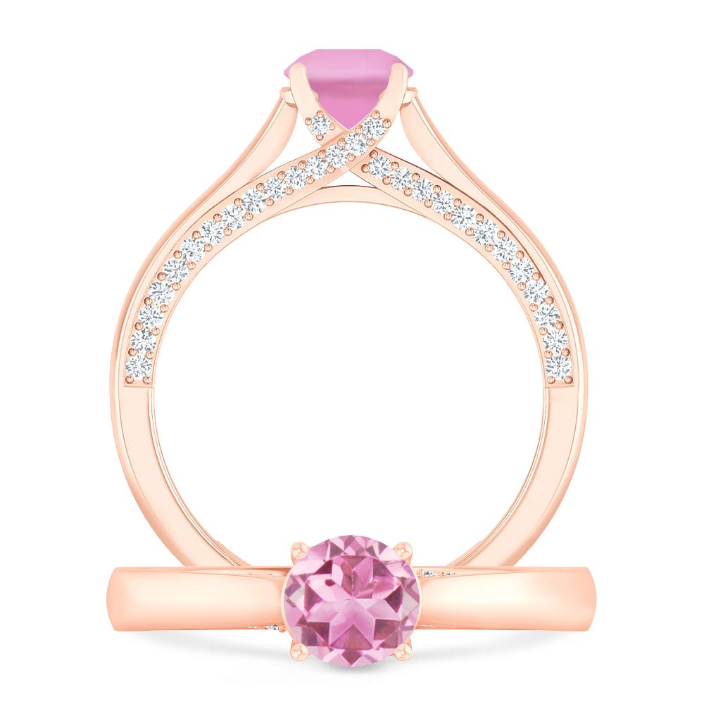 Rose Gold - Pink Tourmaline