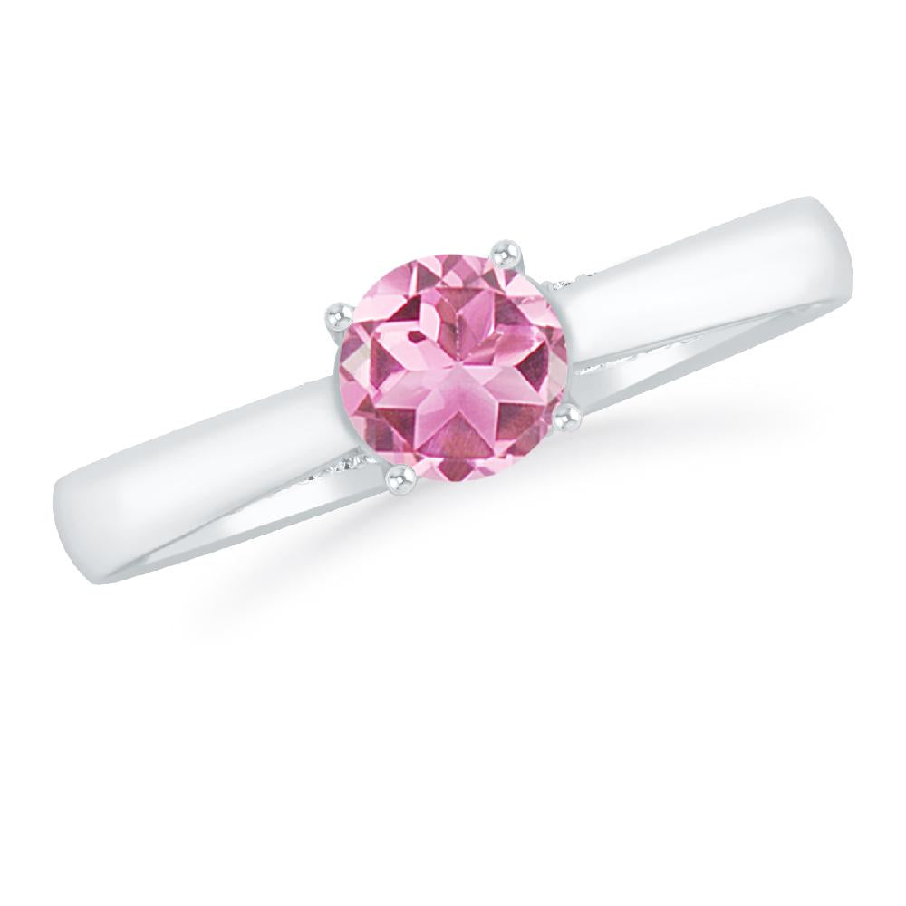 White Gold - Pink Tourmaline