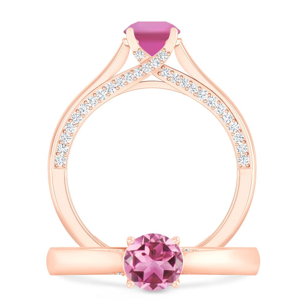 Rose Gold - Pink Tourmaline