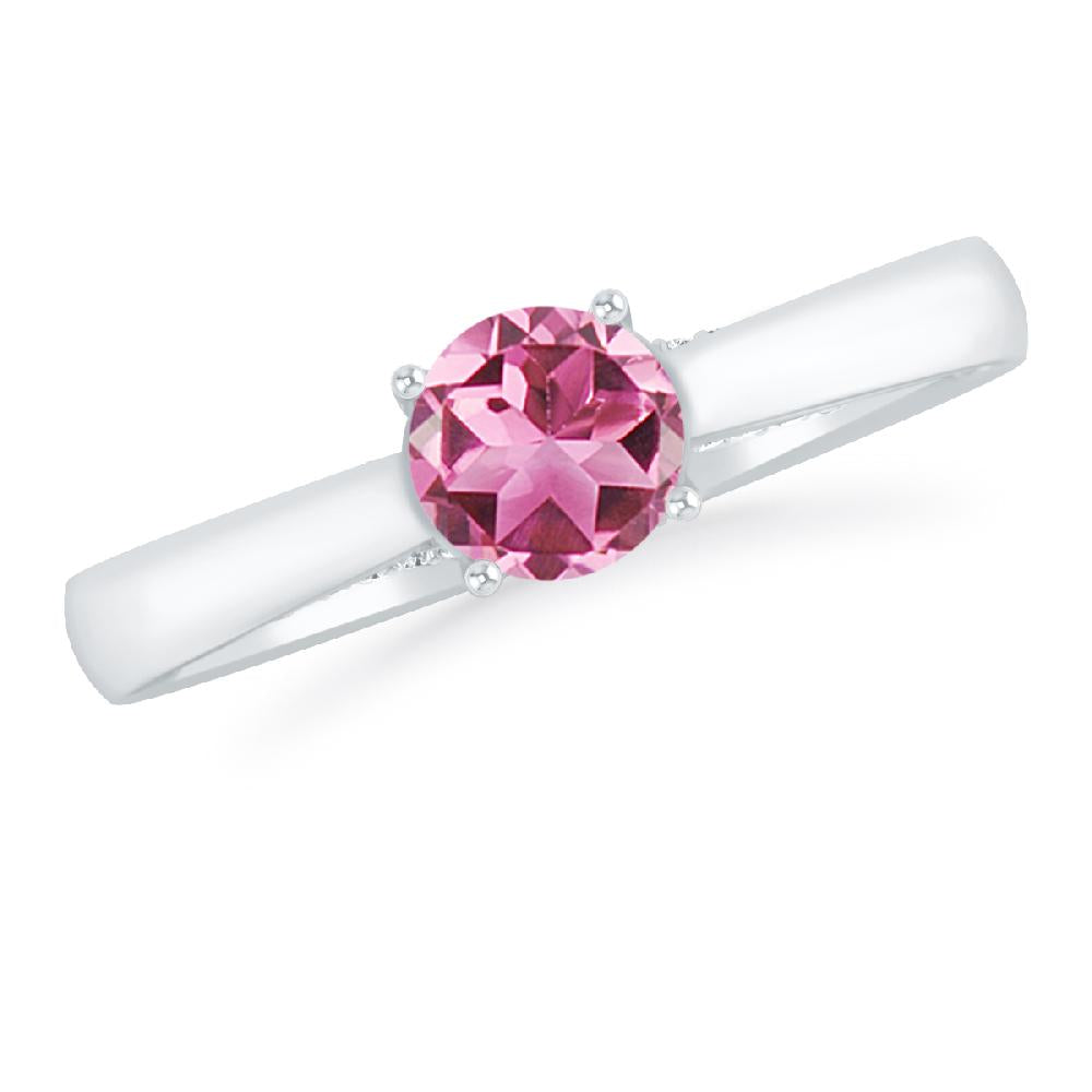 White Gold - Pink Tourmaline