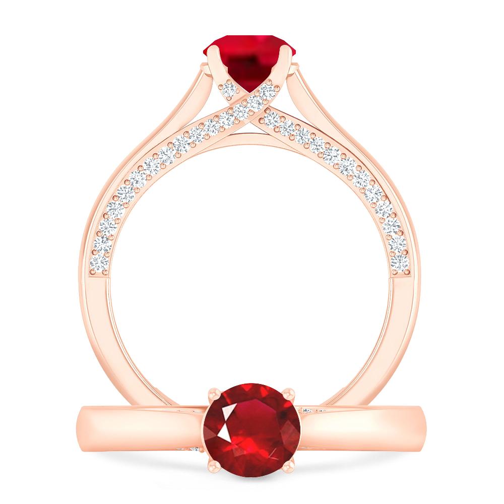 Rose Gold - Ruby