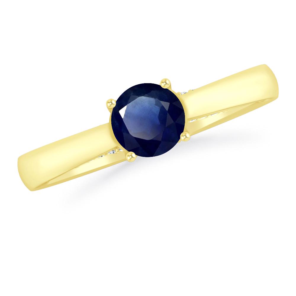 Yellow Gold - Sapphire