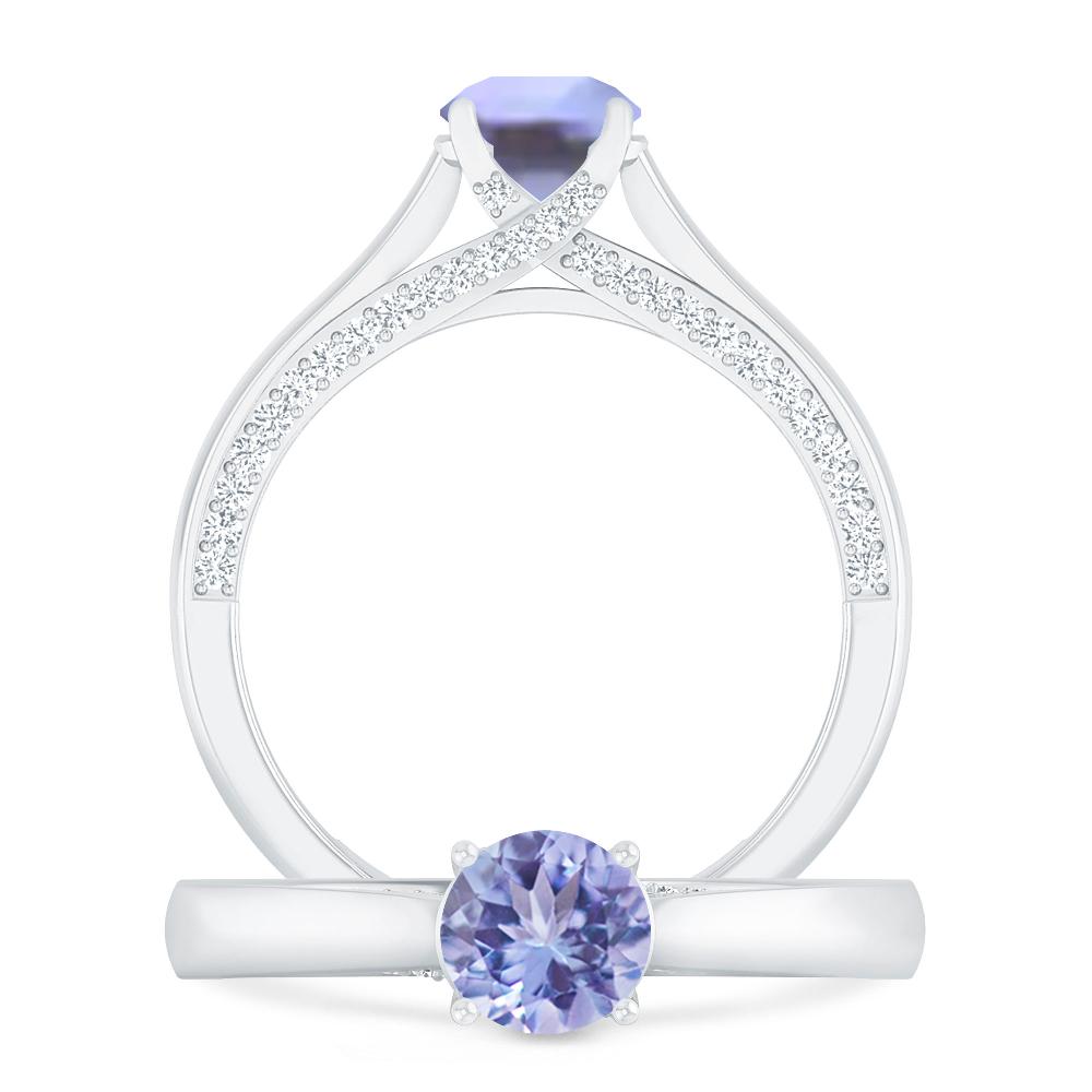 White Gold - Tanzanite