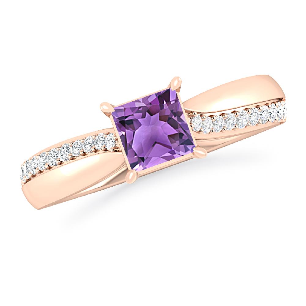 Rose Gold - Amethyst