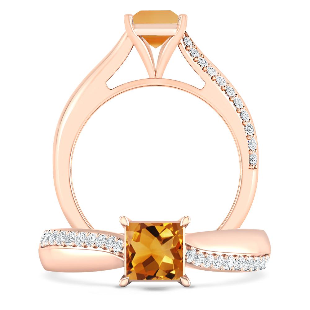 Rose Gold - Citrine