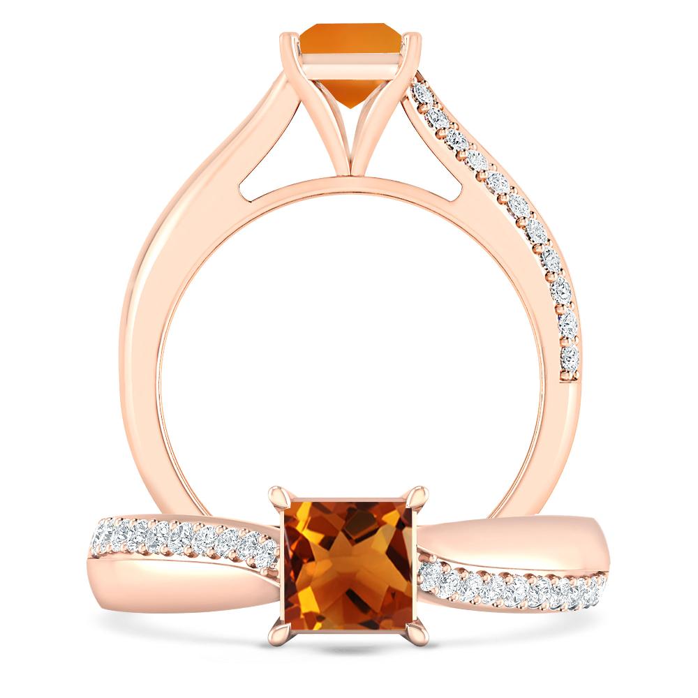 Rose Gold - Citrine