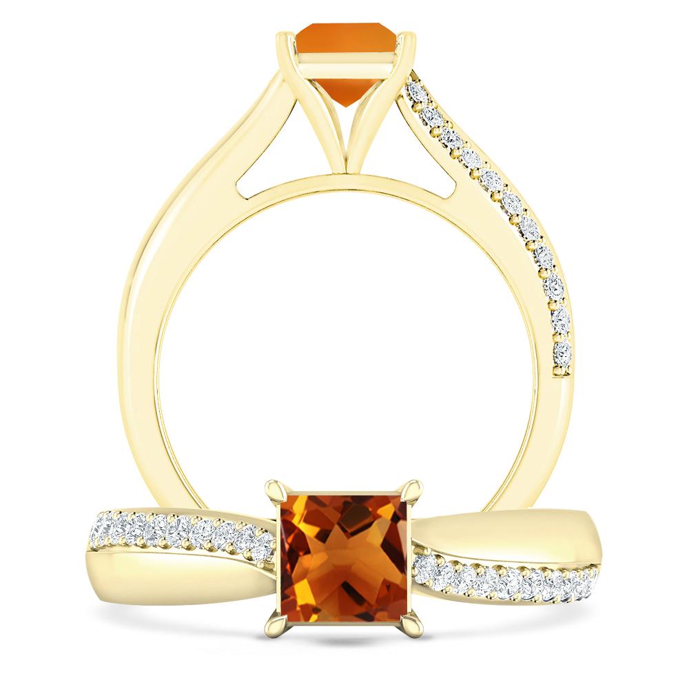 Yellow Gold - Citrine