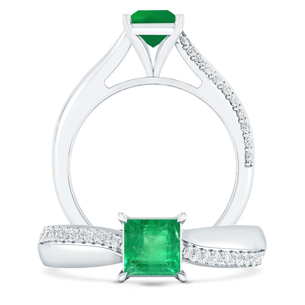 White Gold - Emerald