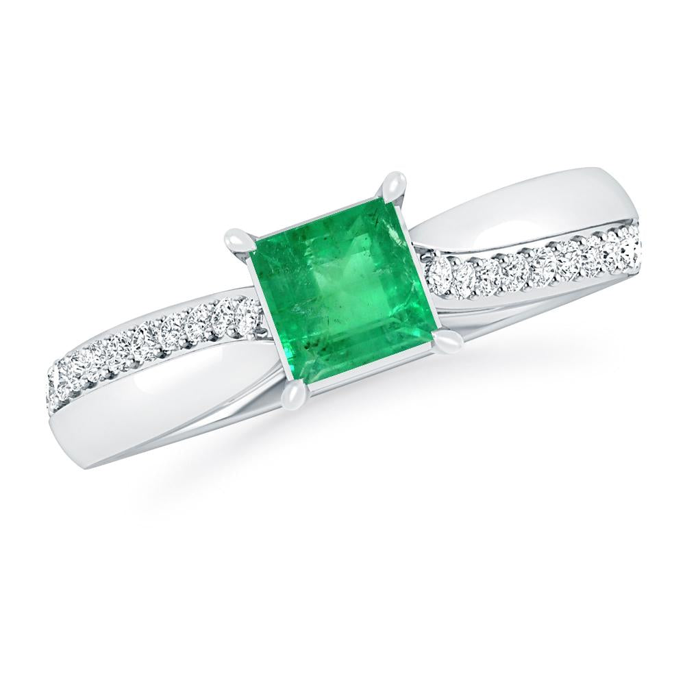 White Gold - Emerald