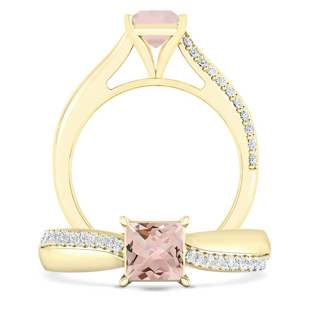 Yellow Gold - Morganite