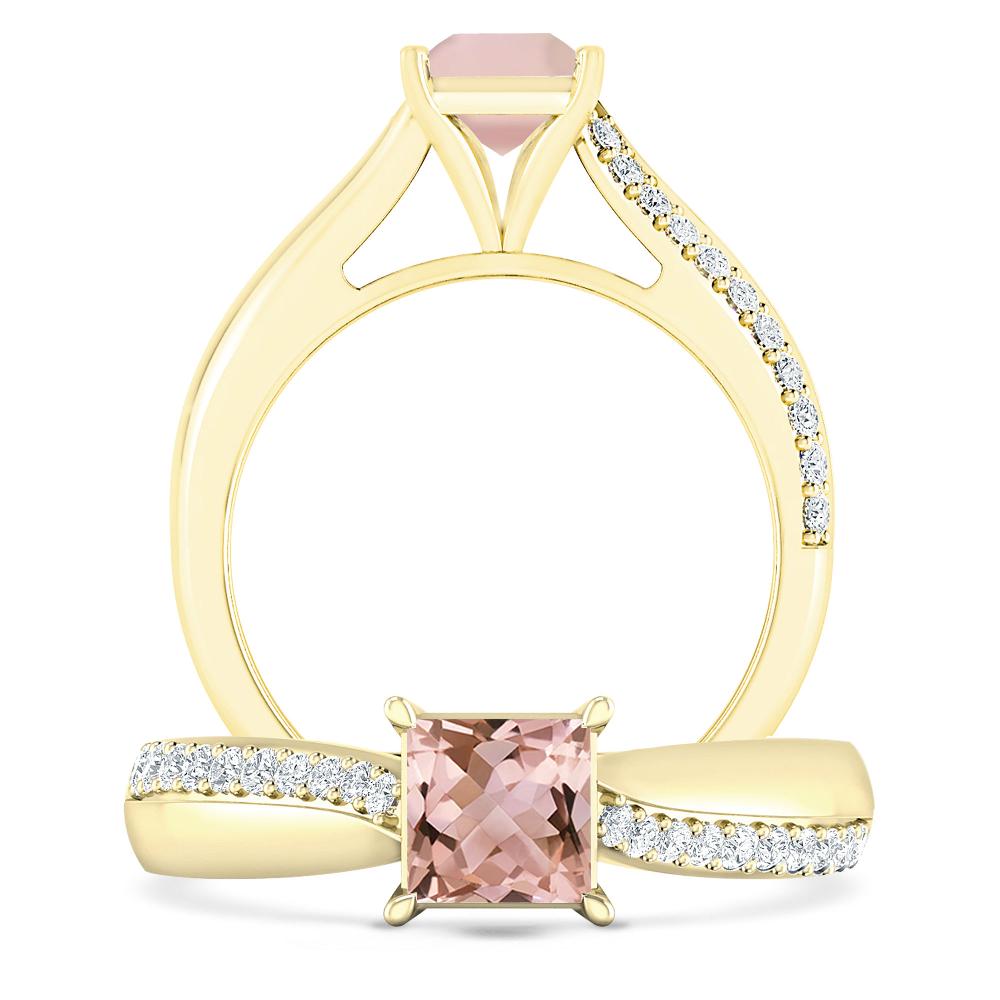 Yellow Gold - Morganite