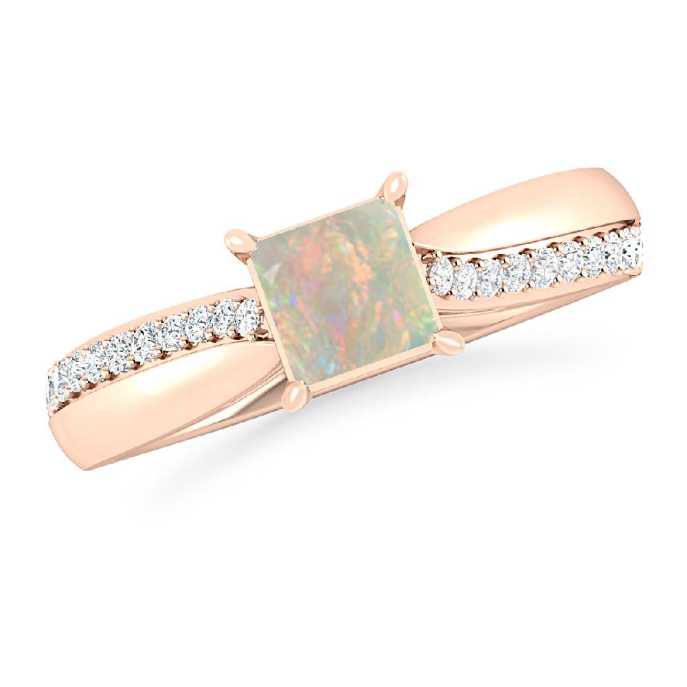 Rose Gold - Opal