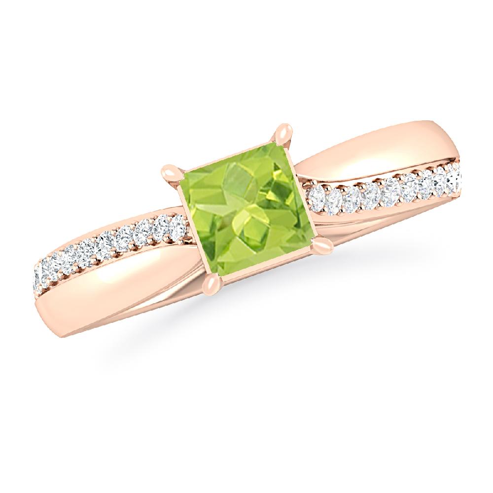 Rose Gold - Peridot
